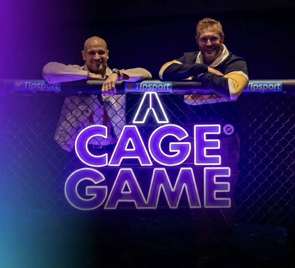 Neon Cage Game Oktagon — realizace Neonworld